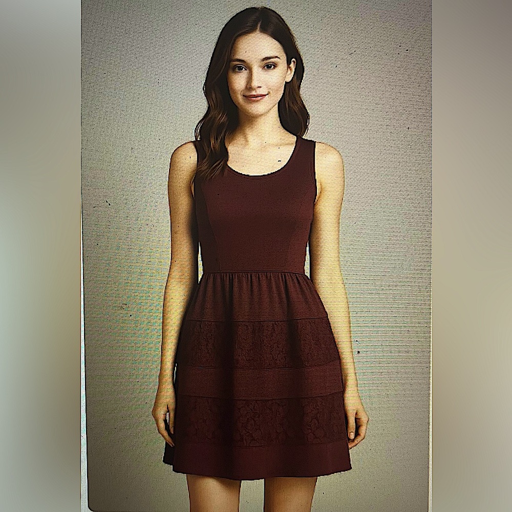 Elegant Purple Sleeveless Dress